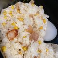 大王イカ's cooksnap of when they made 簡単！コーンとベーコンの炊き込みご飯.