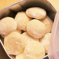 ぷーなむキッチン☆'s cooksnap of when they made レンジで簡単スノーボールクッキー.