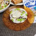 へい♡ゆー♡'s cooksnap of when they made 枝豆　塩昆布　チーズのおにぎり♡.