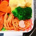 茶太郎ラッシュ･ω･'s cooksnap of when they made 【お弁当用】冷凍ストックナポリタンパスタ.