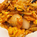 もっぴ…修行中's cooksnap of when they made 新タマネギとキムチ卵炒め.