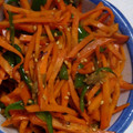 まっちぃなー's cooksnap of when they made 簡単10分♪人参とピーマンのきんぴら.