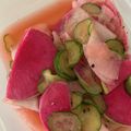もものすけのまま's cooksnap of when they made 紅芯大根のはちみつマリネ.