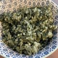 m2r3's cooksnap of when they made よもぎご飯 デトックスに.