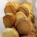colonmaron's cooksnap of when they made c'est bon!そば粉の塩サブレ.