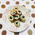 ﾁｲﾁｬﾝﾏﾏ's cooksnap of when they made お弁当の隙間に♪海苔チーズ入りちくわ.