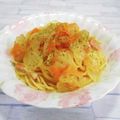 ＠迷子＠'s cooksnap of when they made 玉ねぎと人参のパスタ.