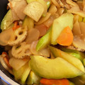 ma2kaboch's cooksnap of when they made はやとうりとこんにゃくのきんぴら風炒め.