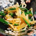 ❀akiko❀'s cooksnap of when they made 副菜に♡ニラもやしのポン酢ナムル♪.