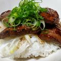 ジョニー・スミス's cooksnap of when they made 和風だしとごま油で♪ 美味し〜牛タン丼.