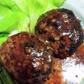 morozumi505's cooksnap of when they made チーズが溶ろける♪チーズインハンバーグ.