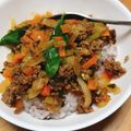 メルティローズ's cooksnap of when they made 簡単！大根と豚挽き肉のキーマカレー☆.