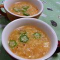 赤い電話's cooksnap of when they made 超簡単！卵とキムチのスープ.