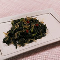 クックHG9V8Y☆'s cooksnap of when they made 大根の葉としらすのきんぴら風.