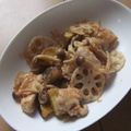 きらり流れ星's cooksnap of when they made 鶏ももとさつま芋レンコンの炒め煮.