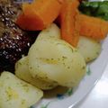 フレンチブルブル's cooksnap of when they made つけあわせに♪簡単！人参と粉ふきいも.