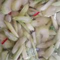 あんこだよ。's cooksnap of when they made 白だしでセロリの浅漬け.