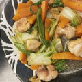 クックS4D7LY☆'s cooksnap of when they made 鶏もも肉と白菜のとろ～り塩炒め.
