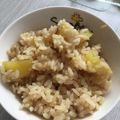 L9OUN0☆'s cooksnap of when they made 切って炊くだけ！簡単さつまいもごはん.