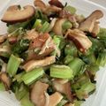 クック2H3UHA☆'s cooksnap of when they made 大根葉と椎茸炒め　シャキシャキ.