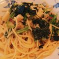 ぴぴ１６'s cooksnap of when they made ほうれん草とツナの柚子胡椒パスタ.