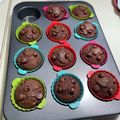 sirokuro's cooksnap of when they made ヌテラ入りチョコレートマフィン.