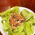 Okecchan's cooksnap of when they made 鯖缶とトマトときのこのホットサラダ.