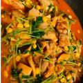きゅQ♪♪'s cooksnap of when they made 野菜ジュースで♡鶏肉とキノコの簡単煮込み.