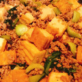 hotchick's cooksnap of when they made 厚揚げとチンゲン菜の挽き肉炒め.