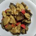 Poochcook's cooksnap of when they made 鶏肉となすとピーマンのみそいため.