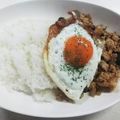 roll21's cooksnap of when they made 10分で！和風ガパオライス♪大葉たっぷり.