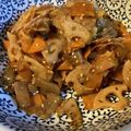 とらおマミー's cooksnap of when they made れんこんのきんぴら.