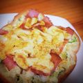 ｅｋ４'s cooksnap of when they made ★ポテサラベーコンのカレー風味トースト★.