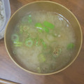 クックM96XDX☆'s cooksnap of when they made 担々風。挽き肉ともやしのお味噌汁.