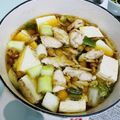 みぎわ's cooksnap of when they made 白菜と鶏肉のあっさりなめこ鍋.