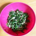 フレンチブルの母's cooksnap of when they made レンジで洋風 水菜とベーコン煮浸し♪.