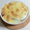 Candy°'s cooksnap of when they made 余ったナポリタンでリメイク　ナポグラタン.