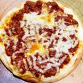 ばん＆やま's cooksnap of when they made ミートドリア風ピザ.