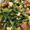 クックGW9ZS1☆'s cooksnap of when they made 小松菜と豚肉のふわたま炒め.