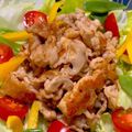 みっきいえっぐ's cooksnap of when they made さっぱり★薄切り豚肉の甘酢焼き.