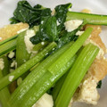 ミッキートム's cooksnap of when they made 小松菜と揚げの豆腐炒め煮.