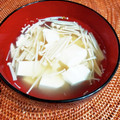ｊｏｃｏｍｏｍｏｌａ's cooksnap of when they made 簡単！豆腐とえのきの中華スープ.