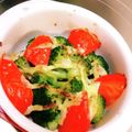 こずっぺ's cooksnap of when they made 簡単ブロッコリーとトマトのトースター焼き.