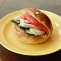 クック3539PY☆'s cooksnap of when they made チキンサンド★サラダチキンで簡単♪.