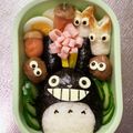 Chaaa_room's cooksnap of when they made トトロおにぎり★キャラ弁★.