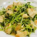 ♪ひつじ's cooksnap of when they made 美味しい節約☆豆苗と胸肉の中華炒め！.