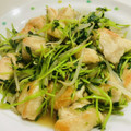 ♪ひつじ's cooksnap of when they made 美味しい節約☆豆苗と胸肉の中華炒め！.