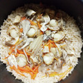 ﾁｲﾁｬﾝﾏﾏ's cooksnap of when they made 帆立と舞茸の炊き込みご飯.