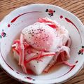 ポニーリボン's cooksnap of when they made カニカマ温玉のせの冷奴。白だしで.