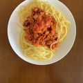 クックKE0I7W☆'s cooksnap of when they made 合挽肉にちょい技de本格派♥ミートソース.